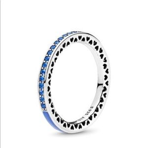 Blue Pandora Ring - Size 6
